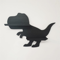 Étagère murale pliable en bois en forme de dinosaure, étagère flottante multifonctionnelle, présentoir moderne pour le salon, décoration de la maison
