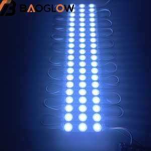 โมดูล LED 2835 ขายึดทองแดง แผ่นฐานอะลูมิเนียม 1W 160 IP65 กันน้ำ DC12V แสงวอร์มไวท์ แดง น้ำเงิน ชมพู เหลือง - Product Image 5
