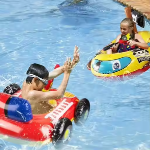 Bateau pirate gonflable pour piscine, jouet d'aventure aquatique pour enfants, pistolet à eau en PVC pour tout-petits, jouet gonflable pour enfants - Product Image 2