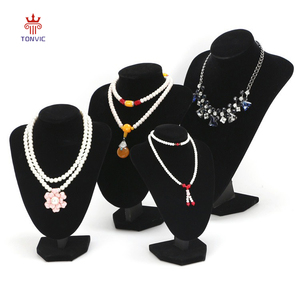 Présentoir de Luxe Personnalisé en Velours pour Colliers – Support Élégant pour <span class=keywords><strong>Bijoux</strong></span> de Vitrine de Magasin – Présentoir Buste pour Boîtes à <span class=keywords><strong>Bijoux</strong></span> et Colliers - Product Image 3