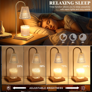 Lámpara Calentadora de Cera sin Llama de Lujo para Dormitorio, Eléctrica USB, para Aromaterapia con Aceites Esenciales - Product Image 3