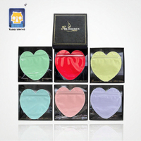 Sac d'emballage pour bijoux transparent en forme de cœur refermable pour lunettes et bijoux Cadeau pour la Saint-Valentin