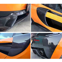 Kits de Carrocería Novite para McLaren 570S, Juego Completo de Alta Calidad en Fibra de Carbono Seca, Color Negro Carbono, Alerón Delantero, Faldones Laterales, Difusor, Rejillas de Ventilación, Canards