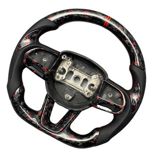 Volant personnalisé en fibre de carbone verte pour Dodge Charger Challenger R/T <span class=keywords><strong>SRT</strong></span> <span class=keywords><strong>Hellcat</strong></span> Jailbreak 392 Hemi 2013-2023 - Product Image 2