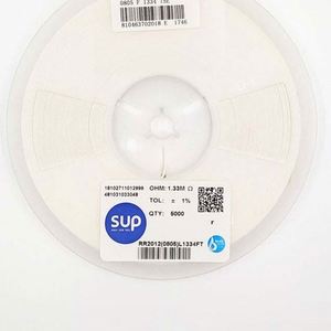 Whole Sale RR2012 0805L1334FT 0805 2012 Resistors Chip Resistors SMD Resistors 1.33Mohm 1% 1/8W Thick Film Resistor - Product Image 1