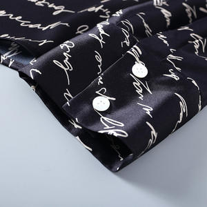 Camicetta di alta qualità a doppia tasca <span class=keywords><strong>elegante</strong></span> a manica lunga con stampa camicie di seta da <span class=keywords><strong>donna</strong></span> - Product Image 6