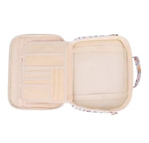 Étui de Bible imprimé multifonctionnel, sac fourre-tout pour livres, organisateur de journaux, cadeau artistique, motif floral, couverture de Bible pour femme, fermeture éclair, décontracté, léger, portable - Product Image 1
