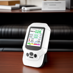 Moniteur de qualité de l'air intérieur portable, testeur de formaldéhyde avec affichage de la température et de l'humidité, détecteur numérique HCHO TVOC PM2.5 - Product Image 3