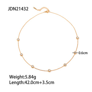 All'ingrosso nuovo braccialetto di moda 18K oro acciaio inossidabile braccialetti rotondi zircone Colorfast gioielli alla moda per la signora - Product Image 6