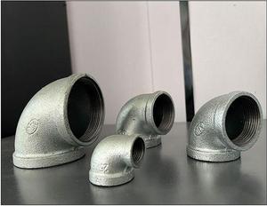 90 độ khuỷu tay cho ngành công nghiệp đúc thép dễ uốn sắt ống phù hợp với <span class=keywords><strong>NPT</strong></span> BSP chủ đề dầu khí ống nước Tees bspt tiêu chuẩn - Product Image 3