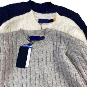 Maglione in Lana Slim-Fit Stile Old Money 2025, Nuovo Design Ralphstyle <span class=keywords><strong>con</strong></span> Logo Personalizzato, Stile Old Money <span class=keywords><strong>con</strong></span> Stampa Animale e Cerniera - Product Image 1