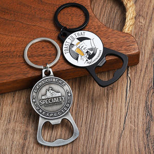 사용자 정의 병따개 열쇠 고리 맥주 바 2d 3D 키 체인 병따개 병따개와 금속 아연 합금 에나멜 열쇠 고리 - Product Image 3