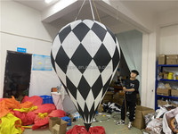 Ballon gonflable accrochant d'éclairage de LED pour la décoration de partie thématique