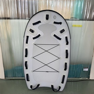 Planche de sauvetage gonflable portable avec système de fixation Bungee, rail renforcé et logo personnalisé OEM pour le sauvetage aquatique - Product Image 4