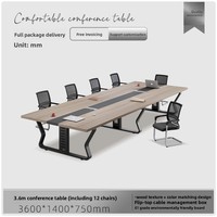 Design minimaliste moderne pour bureaux et salles de conférence, tables de réunion
