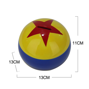 2024 nuevo diseño pentagrama cerámica dinero tarro esférico moneda Banco artesanía estatua decoración del hogar moneda alcancía regalo para adultos Huchas - Product Image 2