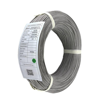 Buena calidad UL3239 24 Awg 11/0.16TS Cable negro de silicona Cable de alimentación de la computadora