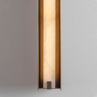 Nouvelle applique murale LED en marbre de style chinois pour salon, couloir, escalier et chambre à coucher