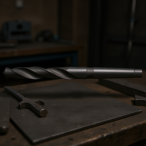 Fervi Tapered Shank Twist <b>Drill</b> <b>Bit</b> 10mm High Speed Steel For Metal Drilling - Product Image 3