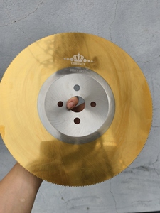 Hoja de sierra de acero de alta velocidad M2 con revestimiento de TiN dorado para corte de tuberías de acero - Product Image 4