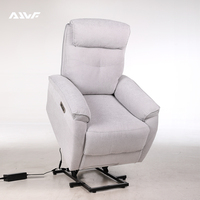 Fauteuil releveur électrique robuste pour seniors, fauteuil inclinable en tissu pour salon domestique