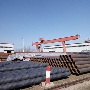 Terminal inşaat yapısı için EN S460 3-100m SSAW çelik boru - Product Image 2