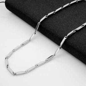 Collar de eslabones de acero inoxidable Collar de eslabones de cadena chapado en oro grueso de semilla de melón multifuncional de moda - Product Image 2