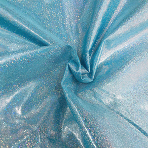 2024 nouveautés en gros mode coloré paillettes dorées lurex stretch jersey tissu holographique - Product Image 3