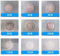 Maille en argent massif pur à 99,9 %, grille 100x100mm, fil d'argent, collecteur de courant pour batterie, argent 999, mailles 20, 30, 40, 60, 80, 100, 200