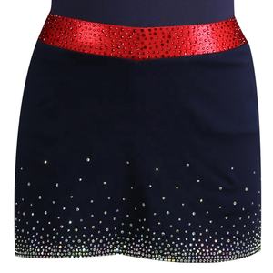 Icheerobics le même uniforme de cheer du gagnant Ab strass uniformes de cheerleading jupe plissée tenue de pom-pom girl - Product Image 4