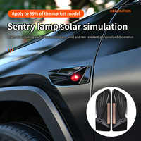 Lampe de signalisation LED solaire sans fil anti-vol pour voiture, effet stroboscopique simulé