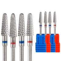 Brocas de Carburo para Uñas, Broca Eléctrica para Uñas, para Remover Gel, 3/32'', Brocas de Carburo para Taladro de Uñas, Venta al Por Mayor