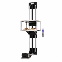 Mini CLift Hydraulischer Elektro-Foodlift mit Fernbedienung, 3m Hubhöhe, Plattformtyp für Küche, Restaurant, Hotel, Vertikale Nutzung