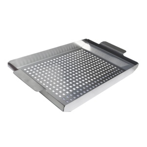 Cesta antiadherente de acero al carbono para barbacoa, utensilio para asar <span class=keywords><strong>verduras</strong></span>, superventas - Product Image 1