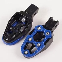 Pédales universelles en alliage d'aluminium à angle réglable pour moto, scooter, VTT, vélo électrique - Repose-pieds confortables