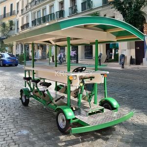 Vélo de bar à bière électrique avec assistance au pédalage pour excursions, idéal pour les fêtes et le tourisme - Product Image 1