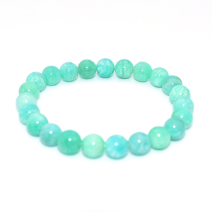 Braccialetto <span class=keywords><strong>amazzonite</strong></span> blu naturale <span class=keywords><strong>di</strong></span> alta qualità all'ingrosso 4/6/8/10/12mm per donna uomo - Product Image 5