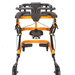 Height-Adjustable Dual Gas Spring Walker, 100-200cm User Fit, Silent PU Wheels, Rehabilitation <b>Equipment</b> - Product Image 5