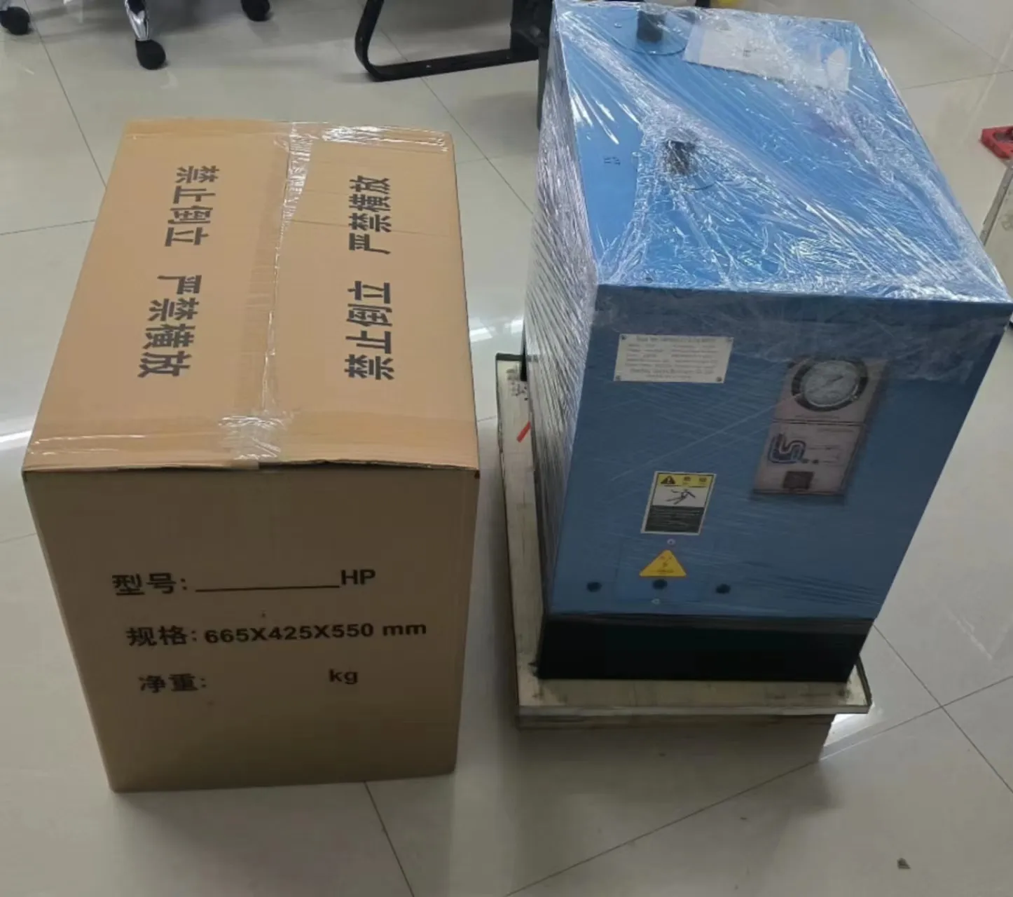 Industrial Refrigerant Air Dryer 134A R22 R410 220V 50HZ For 10Hp Air Compressor