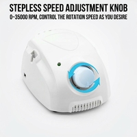 Machine à ongles silencieuse M3 avec moteur brossé, pièce à main ergonomique légère pour salon de manucure professionnel