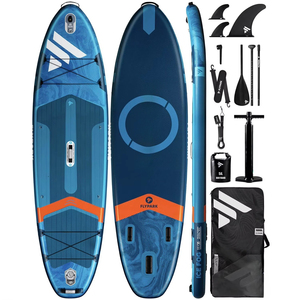 กระดานแพดเดิลบอร์ดแบบพกพาเป่าลม ยี่ห้อ Water Sports HOT WELDING SEAMS  เป็นมิตรกับสิ่งแวดล้อม พร้อมระบบครีบ 3 ชิ้น - Product Image 1