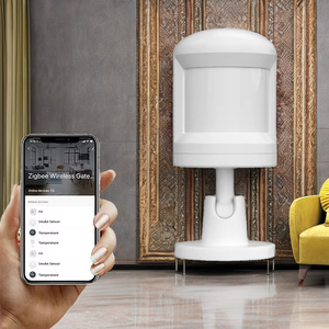 Détecteur <span class=keywords><strong>de</strong></span> <span class=keywords><strong>mouvement</strong></span> Zigbee 3.0 Tuya PIR <span class=keywords><strong>avec</strong></span> autonomie <span class=keywords><strong>de</strong></span> 2 ans, portée <span class=keywords><strong>de</strong></span> 5-7 m, contrôle via application Android, en plastique, pour la sécurité domestique, sans caméra - Product Image 2