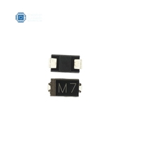 Diode redresseuse 1N4007 4007 M7 1A 1000V DO-41, composants électroniques, 1000 pièces/boîte