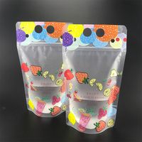 Vente en gros 500ml refermable Zip Lock Stand up personnalisé imprimé emballage de boisson sachets de jus en plastique pour boissons