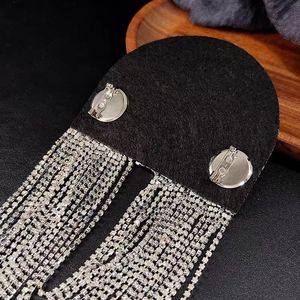 Handmade tôn tạo Vai Trâm epaulette Rhinestone rìa vá chi tiết thanh lịch thêm phong cách trang phục mũ của Bạn có sẵn - Product Image 4