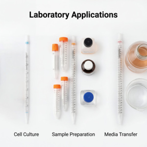 Pipetas Serológicas Estériles Premium de 1 ml, 2 ml, 5 ml, 10 ml, 25 ml, 50 ml, Codificadas por Colores, Grado Médico, PS, Suministros de Laboratorio - Product Image 5