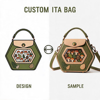 Fabricant OEM ODM de sacs Ita en cuir repoussé, sacs à main personnalisés, acceptant la création de dessins et la fabrication d'échantillons pour le merchandising de crowdfunding