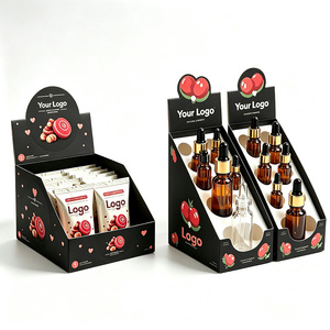 Exhibidor de Cosméticos Personalizado con Botellas con Gotero, Soporte de Cartón Rígido para Mostrador, Exhibición en Tiendas, Empaque de Alta Gama - Product Image 3