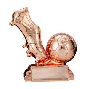 جائزة كرة القدم على شكل حذاء رياضي من الراتنج المطلي كهربائياً من وي فيستا، تمثال تذكاري للمناسبات الرياضية - Product Image 3