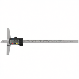 Ttake Depth <b>Gauge</b> Digital And Mechanical Calipers 0 To 200 Mm <b>Measurement</b> <b>Tool</b> For Precision Engineering And Workshop Use - Product Image 2